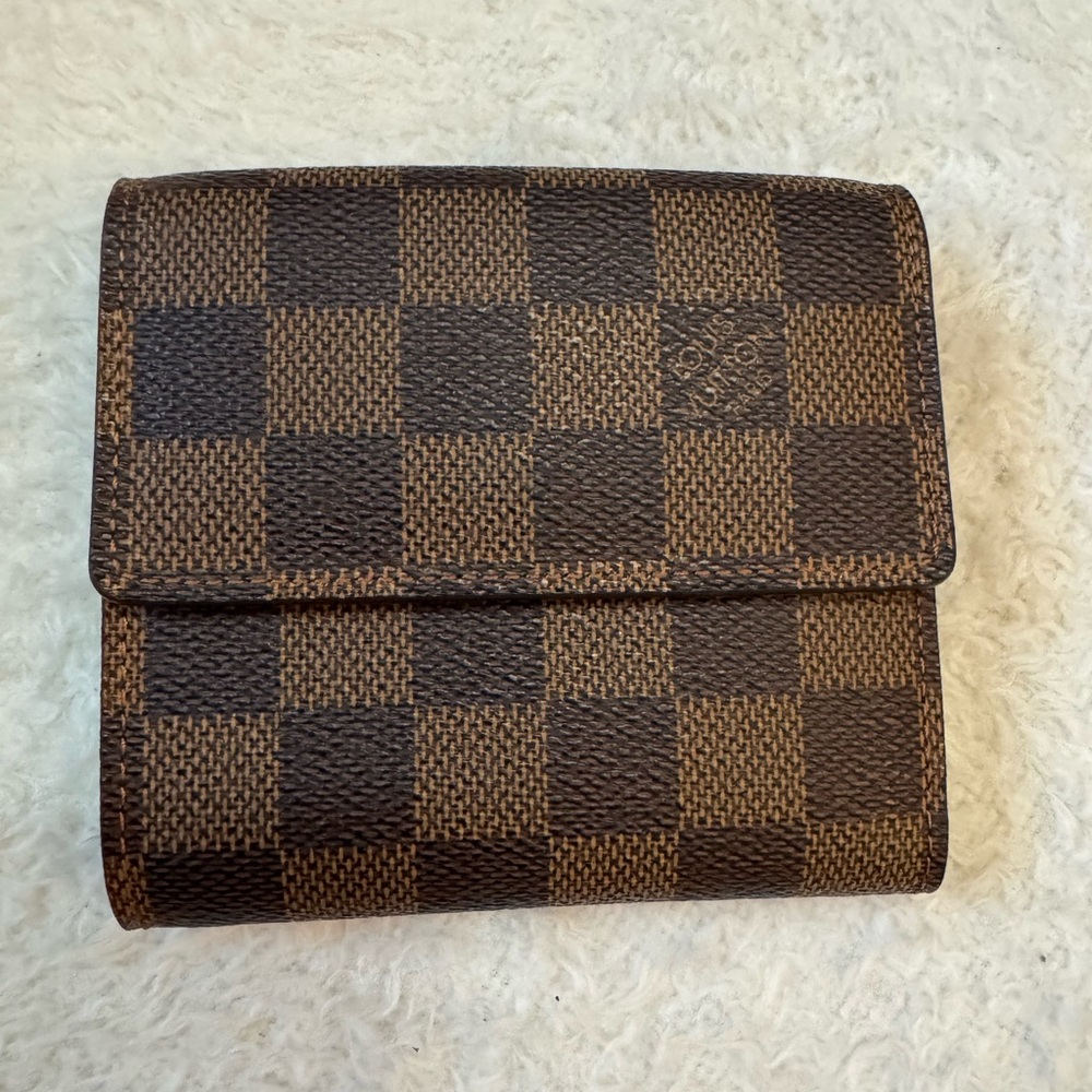 Louis Vuitton Damiere Ebene small Brown Wallet